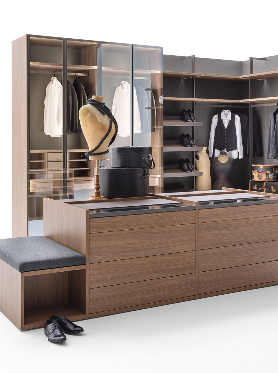 Night Wardrobes and Walk-in Closets, Modular and Custom