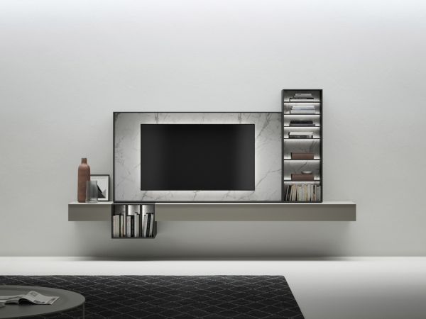 TV Frame in Kera Invisible White