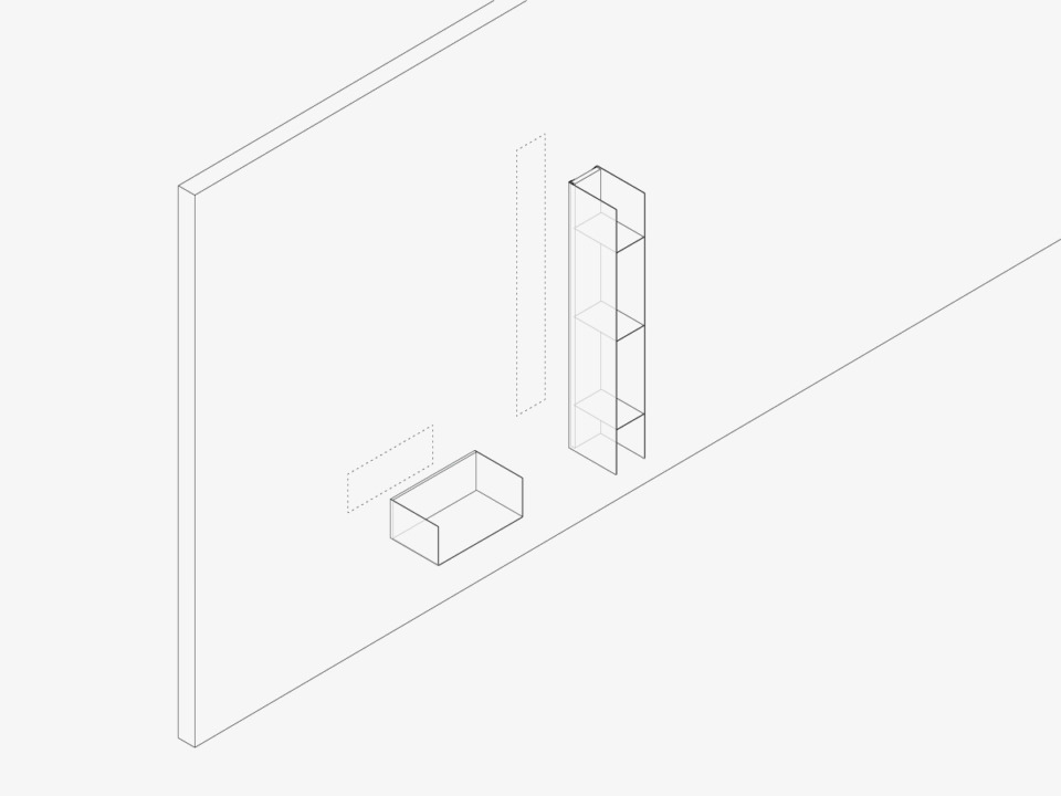 <strong>Open unit</strong>

A lightweight metal element with a <strong>thickness of two millimetres</strong>. It can connect two modules or live a life of its own. The <strong>Oxid finish</strong> enhances the surface thanks to the original cloudy effect.