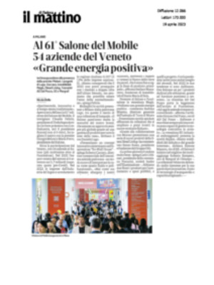 Al 61° Salone del Mobile 54 aziende del Veneto 